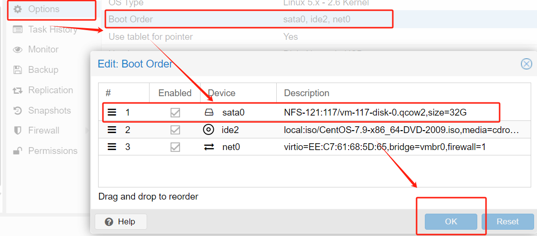 from vmware to proxmox vm steps